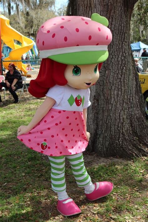 Strawberry shortcake mascot representative